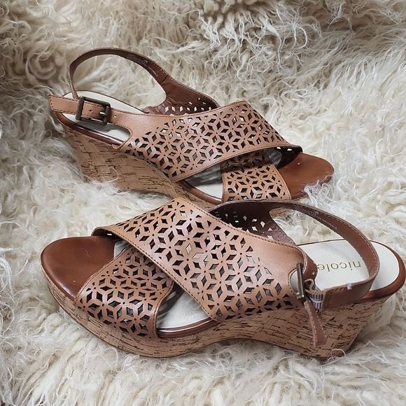 Nicole size 10 Party Wedges - Picture 1 of 5